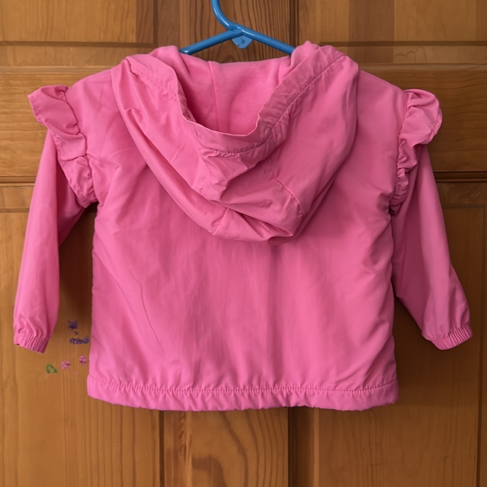 Carter's Pink Ruffle Zip-Up Jacket - Picture 2 of 3